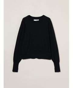 three dots / スリードッツ その他トップス | Cotton silk sheer top