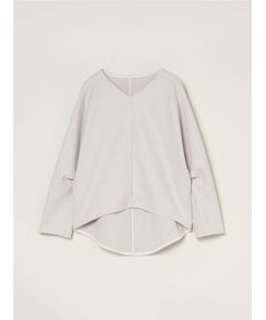 three dots / スリードッツ ニット・セーター | Wooly jersey cocoon pullover