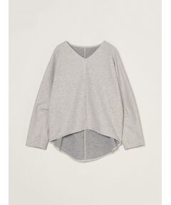 three dots / スリードッツ ニット・セーター | Wooly jersey cocoon pullover