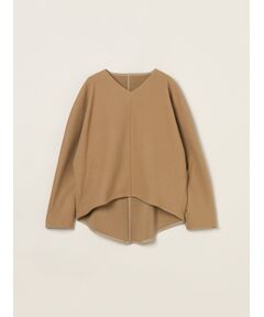 three dots / スリードッツ その他トップス | Wooly jersey cocoon pullover