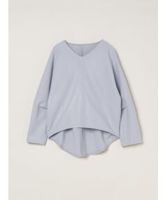 three dots / スリードッツ ニット・セーター | Wooly jersey cocoon pullover