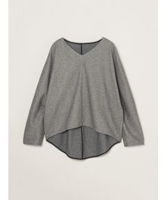 three dots / スリードッツ その他トップス | Wooly jersey cocoon pullover
