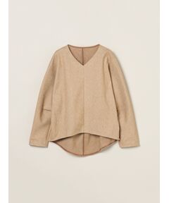 three dots / スリードッツ その他トップス | Wooly jersey cocoon pullover