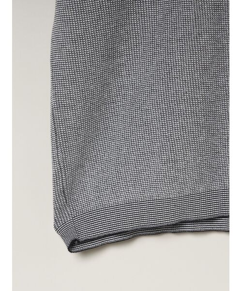 three dots / スリードッツ Tシャツ | Men's organic cotton waffle t-shirt | 詳細4