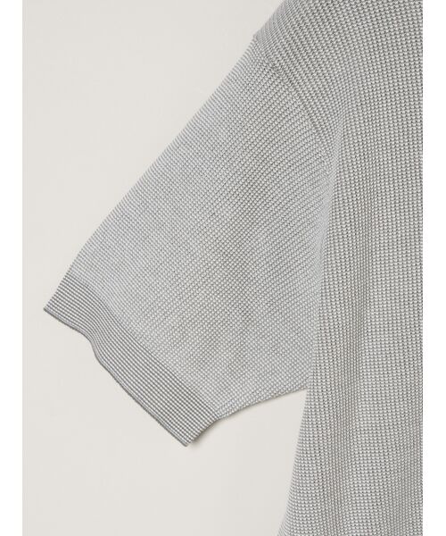 three dots / スリードッツ その他トップス | Men's organic cotton waffle polo | 詳細3