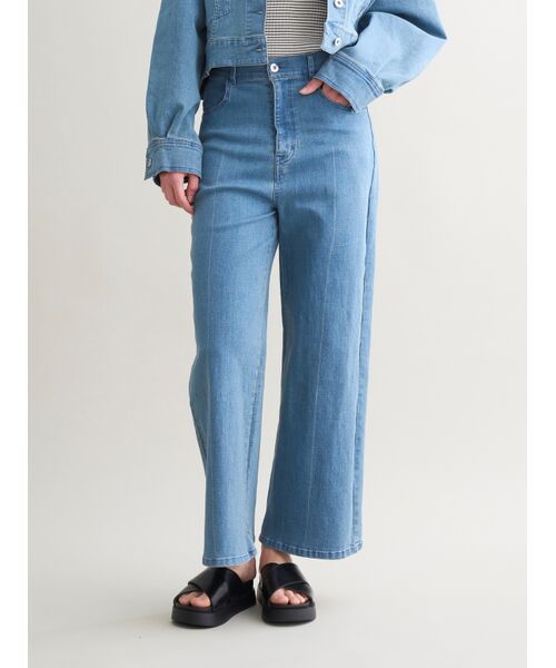 three dots / スリードッツ その他パンツ | Center marked baggy pants | 詳細6