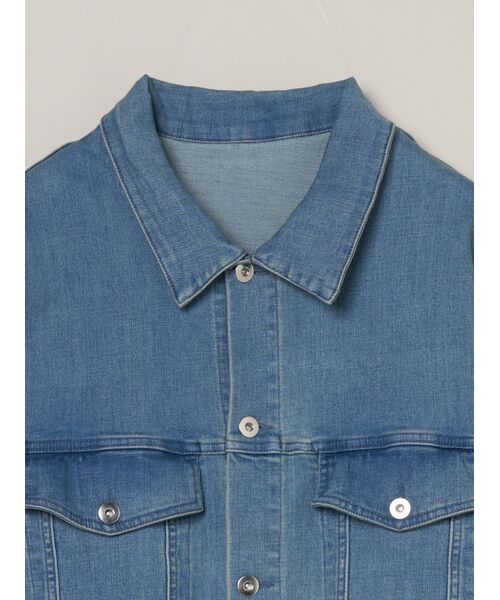 three dots / スリードッツ その他アウター | Loose denim jumper | 詳細2