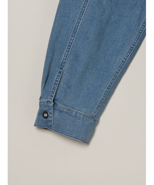 three dots / スリードッツ その他アウター | Loose denim jumper | 詳細3