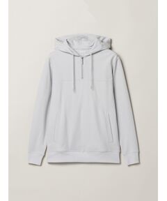 three dots / スリードッツ パーカー | Men's high gauge cardboard halfzip hoody