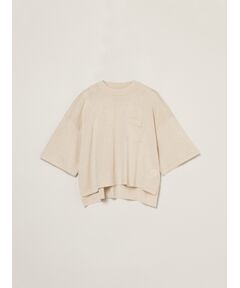 three dots / スリードッツ Tシャツ | Sparkle boxy short sleeve