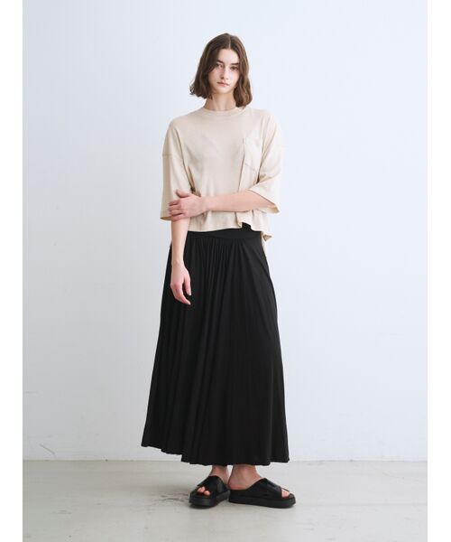 three dots / スリードッツ Tシャツ | Sparkle boxy short sleeve | 詳細9