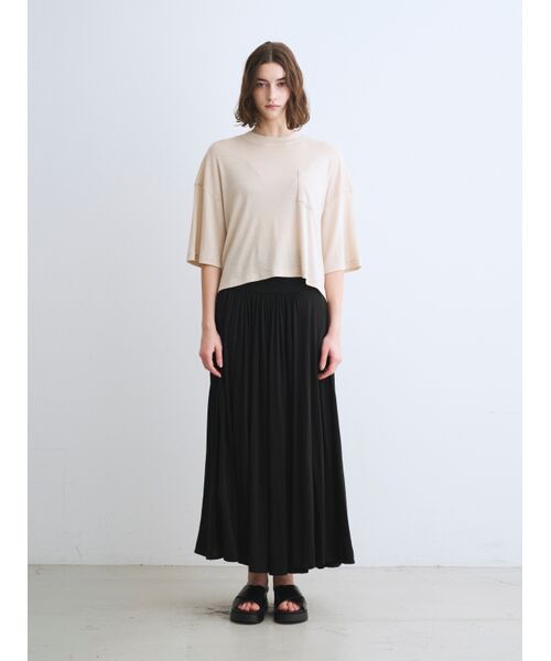 three dots / スリードッツ Tシャツ | Sparkle boxy short sleeve | 詳細10