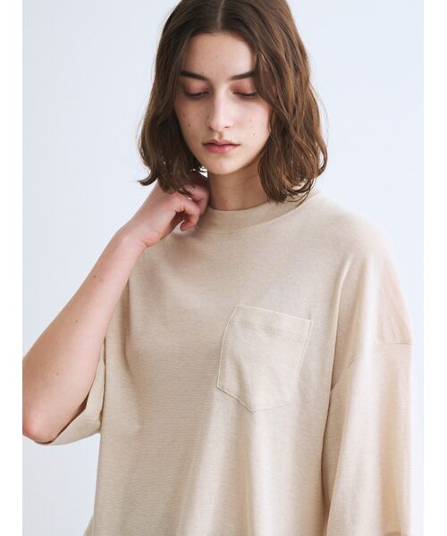 three dots / スリードッツ Tシャツ | Sparkle boxy short sleeve | 詳細7