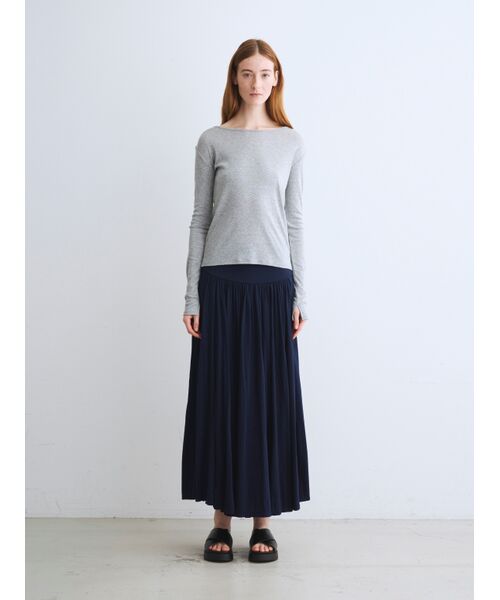 three dots / スリードッツ Tシャツ | Sparkle narrow tee | 詳細9