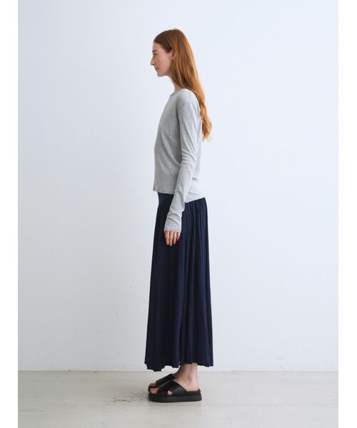 three dots / スリードッツ Tシャツ | Sparkle narrow tee | 詳細10