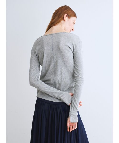 three dots / スリードッツ Tシャツ | Sparkle narrow tee | 詳細7