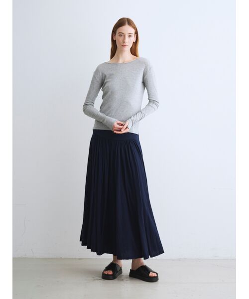 three dots / スリードッツ Tシャツ | Sparkle narrow tee | 詳細8