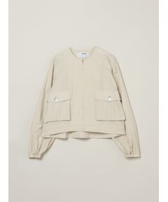 three dots / スリードッツ テーラードジャケット | Sun dried cloth jacket