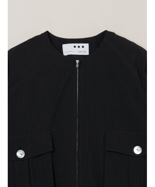 three dots / スリードッツ テーラードジャケット | Sun dried cloth jacket | 詳細2