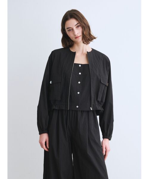 three dots / スリードッツ テーラードジャケット | Sun dried cloth jacket | 詳細6