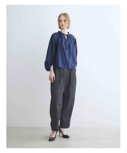 three dots / スリードッツ Tシャツ | Sierra voile big sleeve top | 詳細10