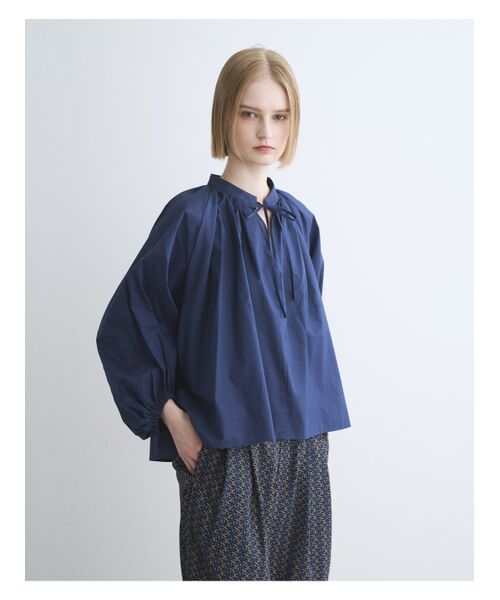 three dots / スリードッツ Tシャツ | Sierra voile big sleeve top | 詳細6