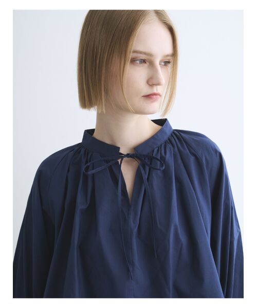 three dots / スリードッツ Tシャツ | Sierra voile big sleeve top | 詳細8