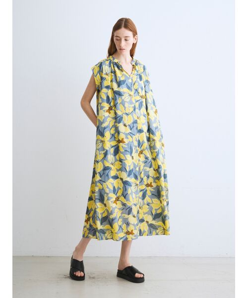 three dots / スリードッツ ドレス | Sierra voile dress | 詳細9