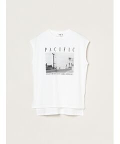 three dots / スリードッツ その他トップス | Graphic tee tanktop