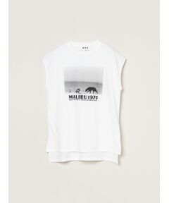 three dots / スリードッツ その他トップス | Graphic tee tanktop