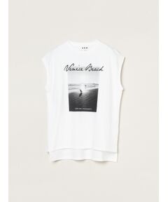 three dots / スリードッツ その他トップス | Graphic tee tanktop