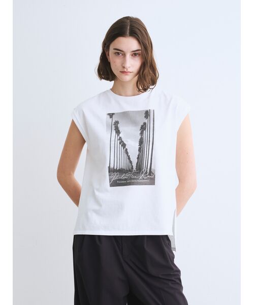 three dots / スリードッツ その他トップス | Graphic tee tanktop | 詳細6