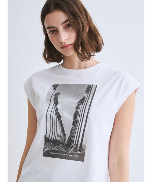 three dots / スリードッツ その他トップス | Graphic tee tanktop | 詳細8