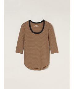 three dots / スリードッツ Tシャツ | Carmel rib jessica