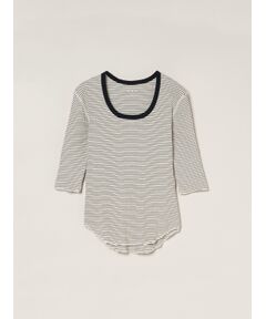 three dots / スリードッツ Tシャツ | Carmel rib jessica