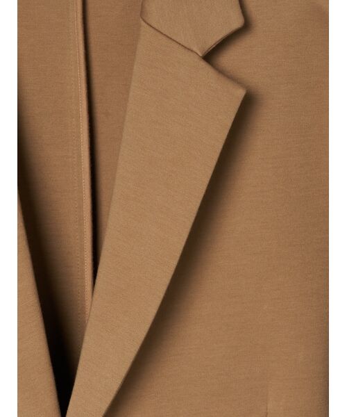 three dots / スリードッツ テーラードジャケット | Men's creamy double knit jacket | 詳細3