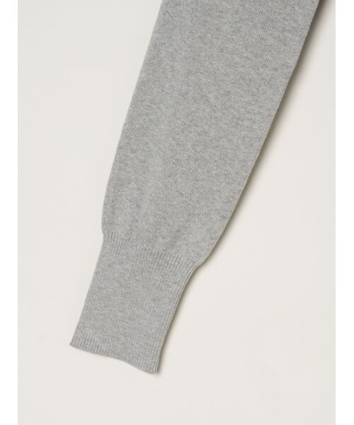three dots / スリードッツ ニット・セーター | Cotton melange l/s v neck | 詳細3