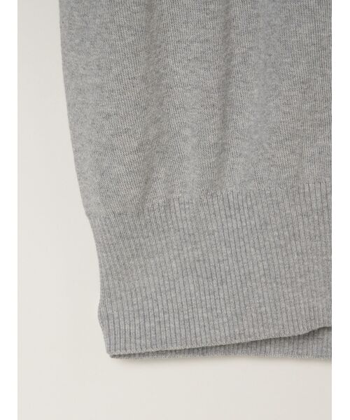 three dots / スリードッツ ニット・セーター | Cotton melange l/s v neck | 詳細4
