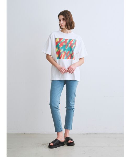 セール】 【unisex】 Graphic tee s/s （Tシャツ）｜three dots