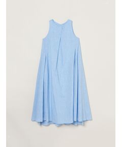 three dots / スリードッツ ドレス | Cotton linen dress