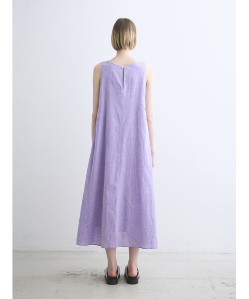 three dots / スリードッツ ドレス | Cotton linen dress | 詳細10