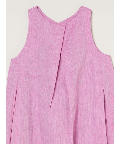 three dots / スリードッツ ドレス | Cotton linen dress | 詳細2
