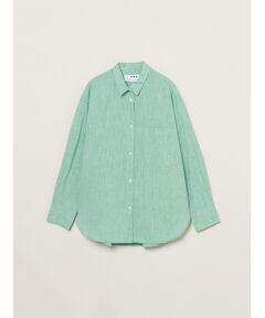 three dots / スリードッツ シャツ・ブラウス | Cotton linen shirt