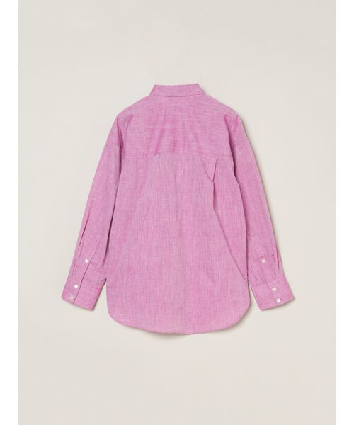 three dots / スリードッツ シャツ・ブラウス | Cotton linen shirt | 詳細1