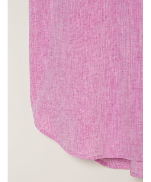 three dots / スリードッツ シャツ・ブラウス | Cotton linen shirt | 詳細4