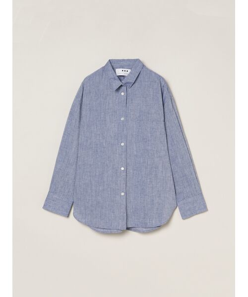 お値下げ　新品未使用　スリードッツコットンリネンシャツ Cotton linen shirt｜スリードッツ オフィシャルオンラインショップ