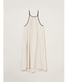 three dots / スリードッツ ドレス | Rayon linen dress