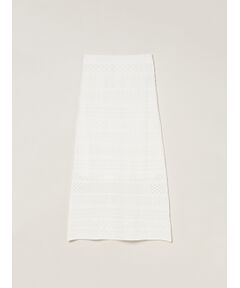 three dots / スリードッツ スカート | Striped lace skirt