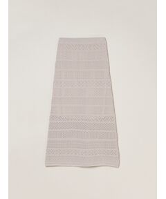 three dots / スリードッツ スカート | Striped lace skirt