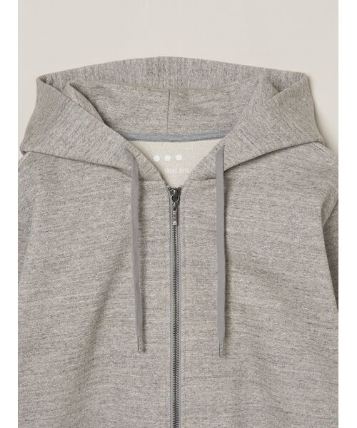 three dots / スリードッツ パーカー | Men's threne recycled cotton hoody | 詳細2